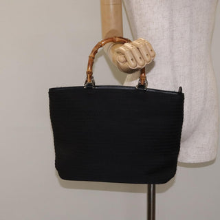 Gucci Vintage Bamboo Handle Tote Nylon