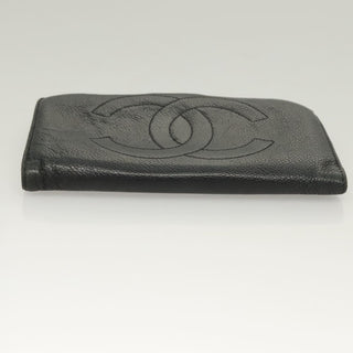 Chanel Vintage CC Bifold Wallet Leather