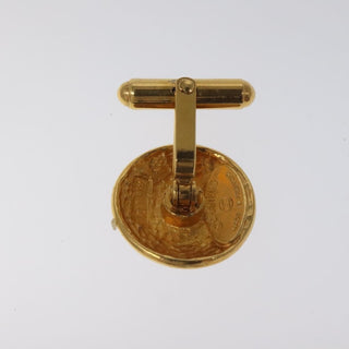 Chanel CC Medallion Cufflinks Metal
