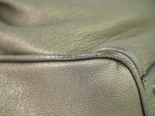 Salvatore Ferragamo Gancini Buckle Shoulder Bag Leather