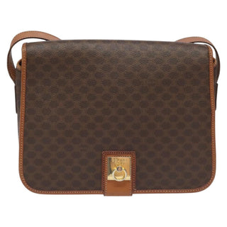 Celine Macadam Shoulder Bag PVC Leather