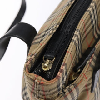 Burberry Nova Check Tote canvas check pattern