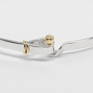 Tiffany & Co. Love Knot Bracelet Sterling Silver and 18K Yellow Gold