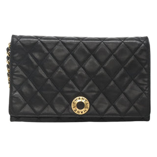 Chanel Vintage Full Flap Bag Quilted Lambskin