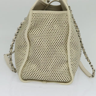 Chanel Deauville Tote Perforated leather