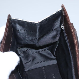 Burberry Nova Check Tote Canvas and Leather