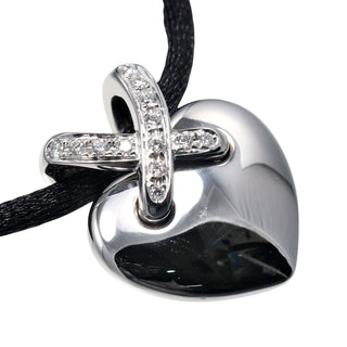 Chaumet Liens Heart necklace K18 white gold with diamonds