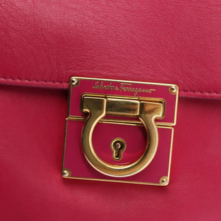 Salvatore Ferragamo Sookie Satchel Leather
