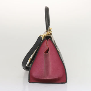 Celine Trapeze Bag Leather with Suede