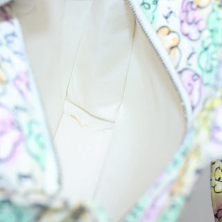 Chanel Vintage Camellia Tote Printed Nylon