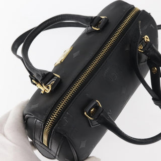 MCM Visetos logogramme Handbag Canvas and Leather