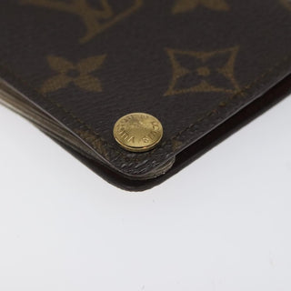 Louis Vuitton Porte Cartes Pression Card Case Monogram Canvas