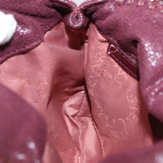 Stella McCartney Falabella Fold Over Crossbody Bag Shaggy Deer