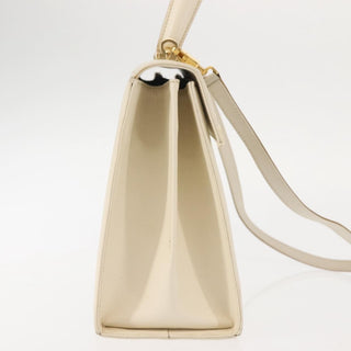 Salvatore Ferragamo Gancini Convertible Top Handle Bag Leather