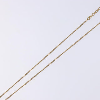 Christian Dior CD Round Pendant Necklace Metal