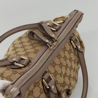 Gucci Sukey Top Handle Satchel GG Canvas with Leather