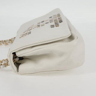 Chanel Mosaic CC Accordion Flap Bag Studded Leather