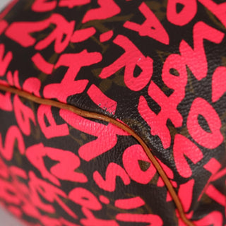 Louis Vuitton Speedy Handbag Limited Edition Monogram Graffiti