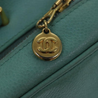 Chanel Vintage Timeless Zip Around Vanity Case Caviar