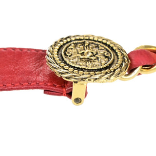 Chanel CC Ribbon Medallion Belt Metal with Crystals, Faux Pearls and Beads
