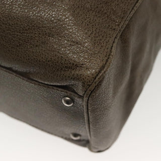 Salvatore Ferragamo Gancini Buckle Shoulder Bag Leather