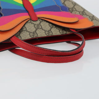 Gucci Children's tote with rainbow butterfly Canvas