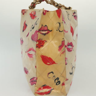 Chanel Vintage CC Chain Tote Printed patent leather