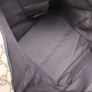 Gucci Web Zip Tote GG Canvas