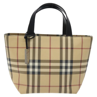 Burberry Nova Check Tote canvas check pattern