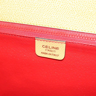 Celine Vintage Convertible Turnlock Top Handle Bag Leather