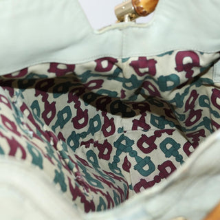 Gucci Vintage Diana Bamboo Shoulder Bag Leather