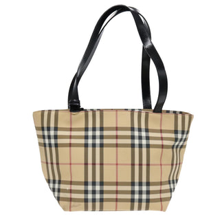 Burberry Nova Check Tote canvas check pattern