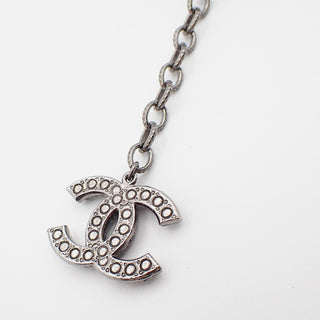 Chanel CC Charm Bracelet Faux Pearls and Metal