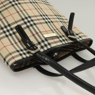 Burberry Nova Check Tote canvas check pattern