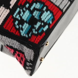 Chanel Crochet CC Drawstring Tote Fabric