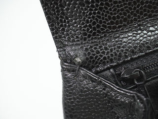 Chanel Coco Top Handle Bag Quilted Caviar