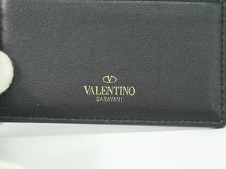 Valentino Garavani Rockstud Card Holder Leather