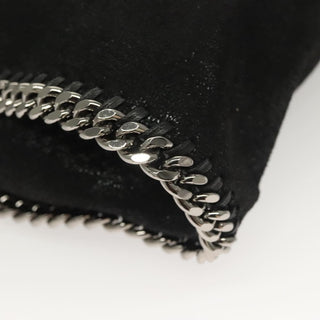 Stella McCartney Falabella Fold Over Crossbody Bag Studded Shaggy Deer