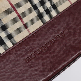 Burberry Nova Check Tote canvas check pattern