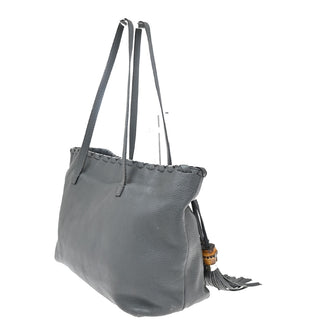 Gucci Bamboo Tassel Tote Leather