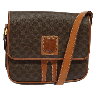 Celine Macadam Shoulder Bag PVC Leather