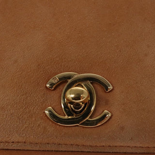 Chanel Flap Crossbody Bag Suede Patchwork