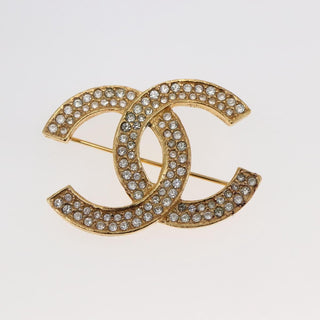 Chanel CC Coco Brooch Metal and Rhinestone