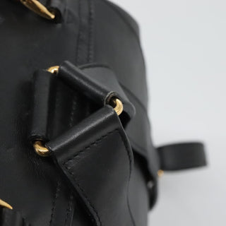 Gucci Vintage Bamboo Backpack Leather