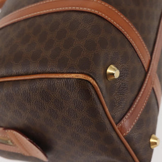 Celine Vintage Boston Bag Macadam Coated Canvas