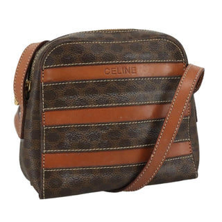 Celine Macadam Shoulder Bag Leather