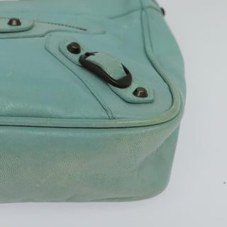 Balenciaga Hip Classic Studs Crossbody Bag Leather