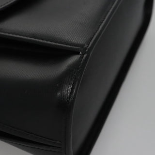 Celine Circle Logo Handbag Leather