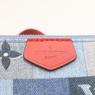 Louis Vuitton Multi Pochette Accessoires Damier and Monogram Patchwork Denim