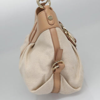 Bvlgari Chandra Hobo Canvas and Leather